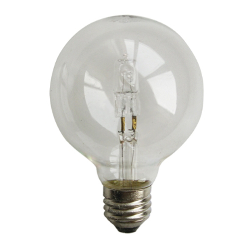 Dura Globe halogeenlamp 42W E27 230V 125mm helder